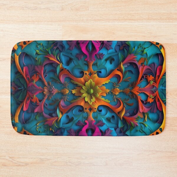 Item preview, Floral Fantasia Vivid Whorls of Botanic Artistry designed and sold by ArtComixHaven.