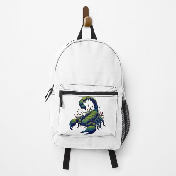 Item preview, Scorpion overgrown with moss, plants and flowers designed and sold by TomFrontierArt.