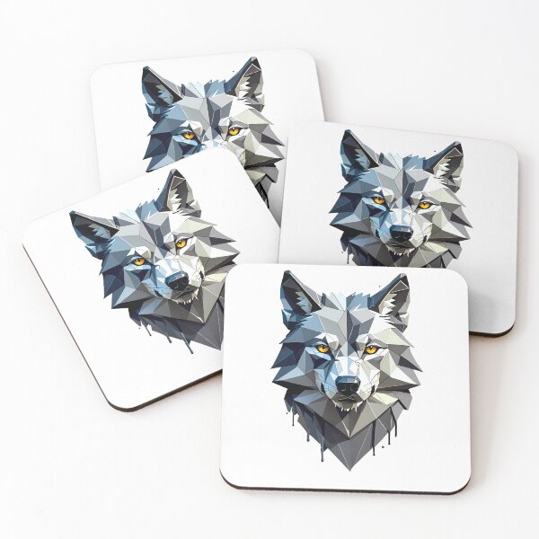 Artikelvorschau, Wolf schmilzt Lowpoly entworfen und verkauft von LKozerski.