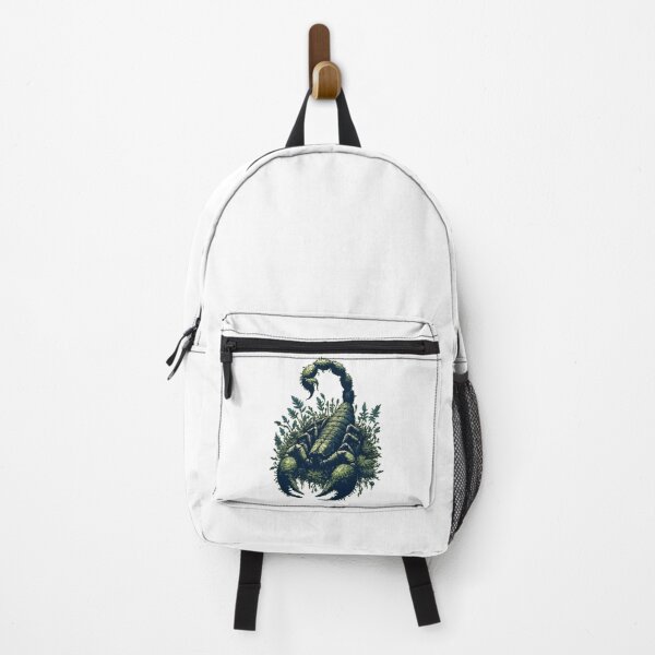 Item preview, Scorpion overgrown with moss, plants and flowers designed and sold by TomFrontierArt.