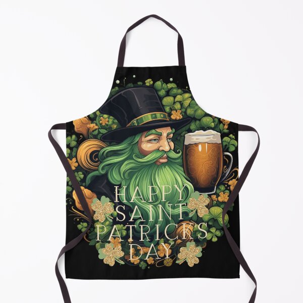 Item preview, Cheers, Happy Saint Patricks Day, Guiness, Gold Clovers designed and sold by PomskysRus.