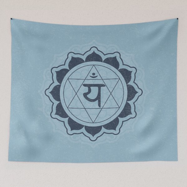 Item preview, Heart Chakra Mandala - Sky + Dusk designed and sold by Irene Estelle.