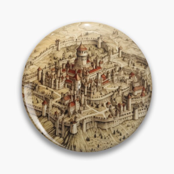 Item preview, Traditional Castle Map designed and sold by Static-Panda.