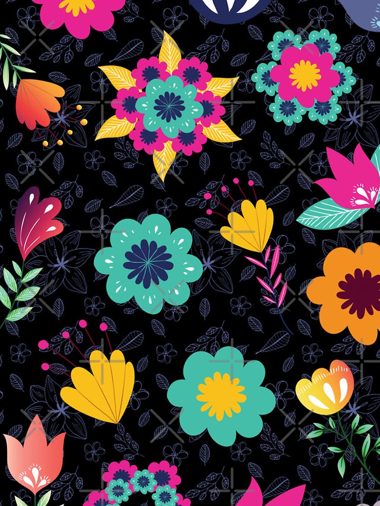Thumbnail 5 of 5, iPhone Case, Bright Flower Pattern designed and sold by Pixiejim.
