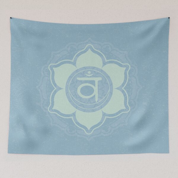 Item preview, Sacral Chakra Mandala - Sky + Mint designed and sold by Irene Estelle.