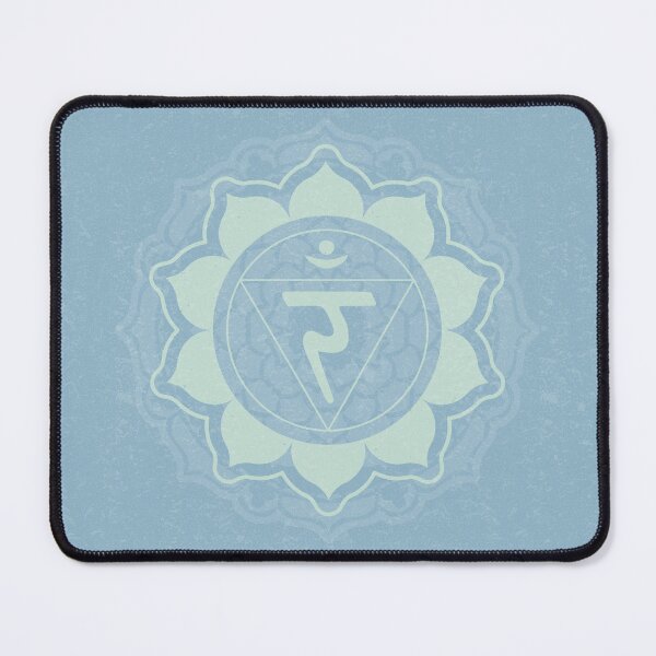 Item preview, Solar Plexus Chakra Mandala - Sky + Mint designed and sold by Irene Estelle.