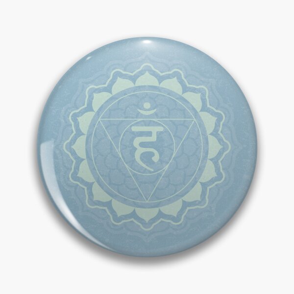 Item preview, Throat Chakra Mandala - Sky + Mint designed and sold by Irene Estelle.