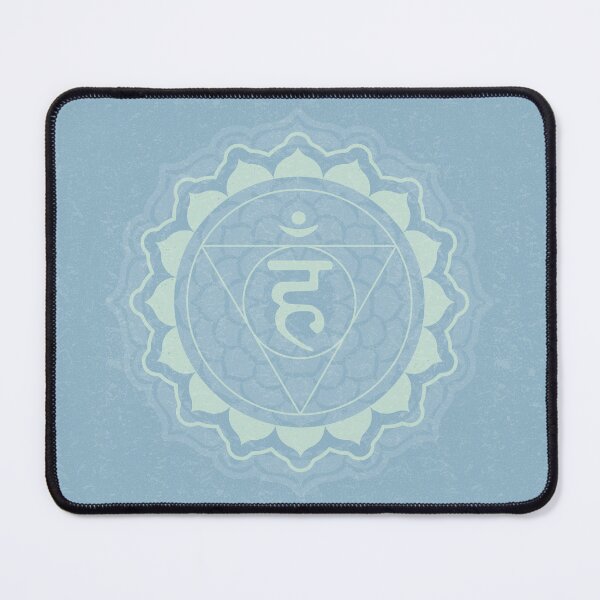 Item preview, Throat Chakra Mandala - Sky + Mint designed and sold by Irene Estelle.