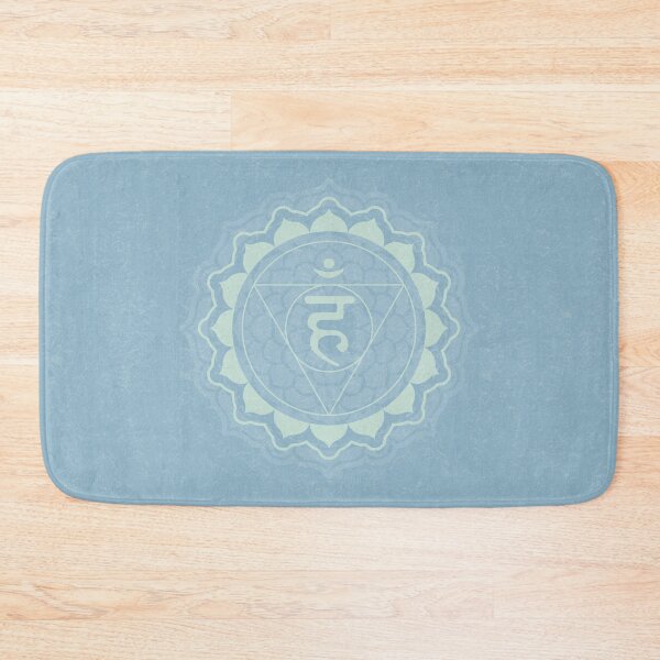 Item preview, Throat Chakra Mandala - Sky + Mint designed and sold by Irene Estelle.