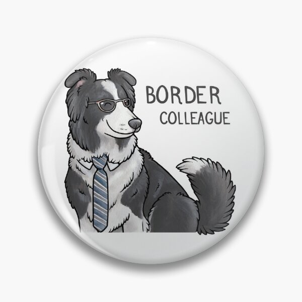 Item preview, Border Colleague (Collie pun) designed and sold by animalartbyjess.