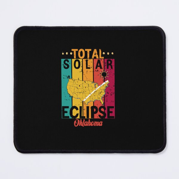Item preview, Eclipse Souvenir In Oklahoma, Total Solar Sclipse Funny Vintage Retro USA 08.04.2024 designed and sold by ArtByKatti.