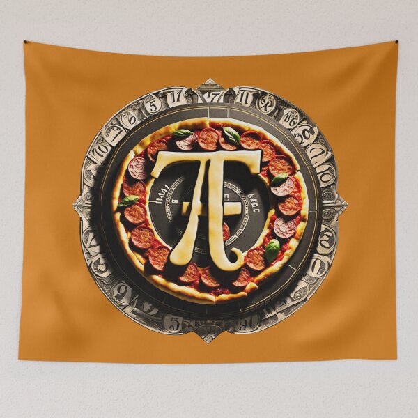 Item preview, International pi day, happy pi day. Pizza designed and sold by Zofia Sosnecka.