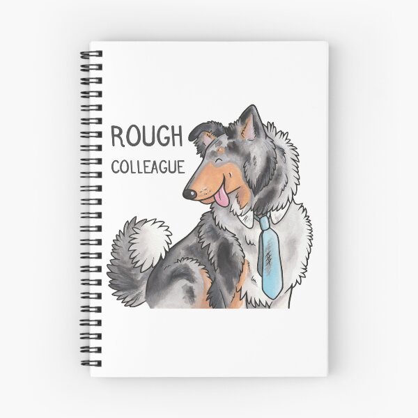 Item preview, Rough Colleague (Collie pun) designed and sold by animalartbyjess.