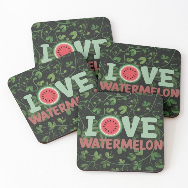 Item preview, I love watermelon designed and sold by veganeats.