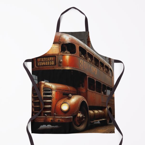 Item preview, Vintage Haunting Red Bus  designed and sold by TheDarkWardrobe.