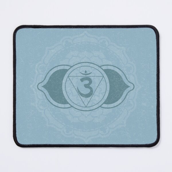 Item preview, Third Eye Chakra Mandala - Sky + Peacock designed and sold by Irene Estelle.