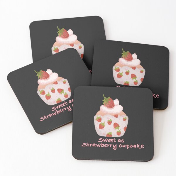 Item preview, Sweet as strawberry cupcake designed and sold by pinkyfish1010.