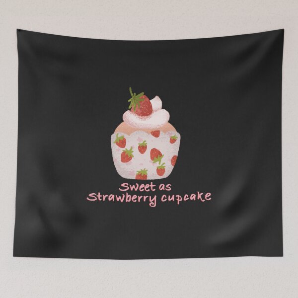 Item preview, Sweet as strawberry cupcake designed and sold by pinkyfish1010.