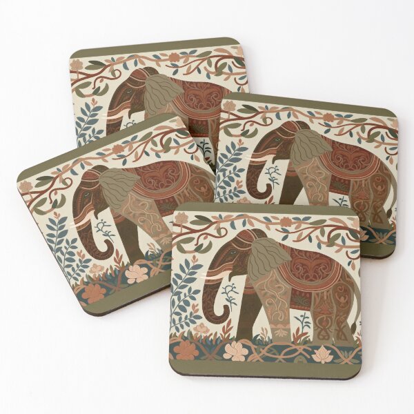 Item preview, Elephant walking through the jungle  designed and sold by Mari67-Ink.