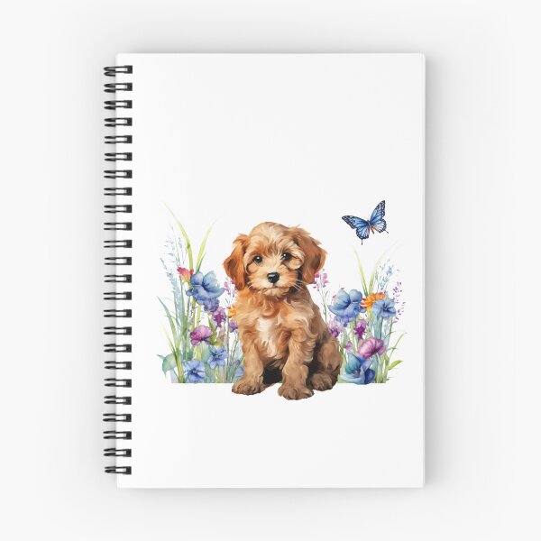 Item preview, Cockapoo Puppy With Spring Flowers designed and sold by TheAnimalZ00.