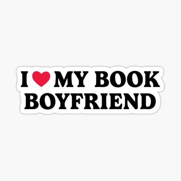 Item preview, I love my book boyfriend designed and sold by leeinthetree.