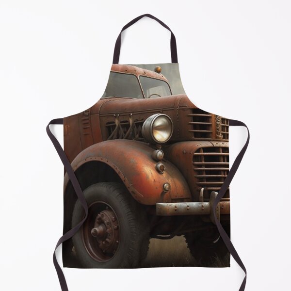 Item preview, Vintage Haunting Red Truck designed and sold by TheDarkWardrobe.