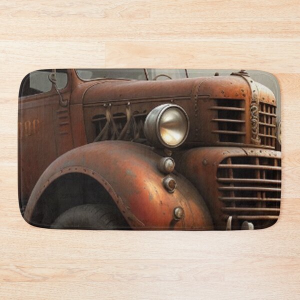 Item preview, Vintage Haunting Red Truck designed and sold by TheDarkWardrobe.