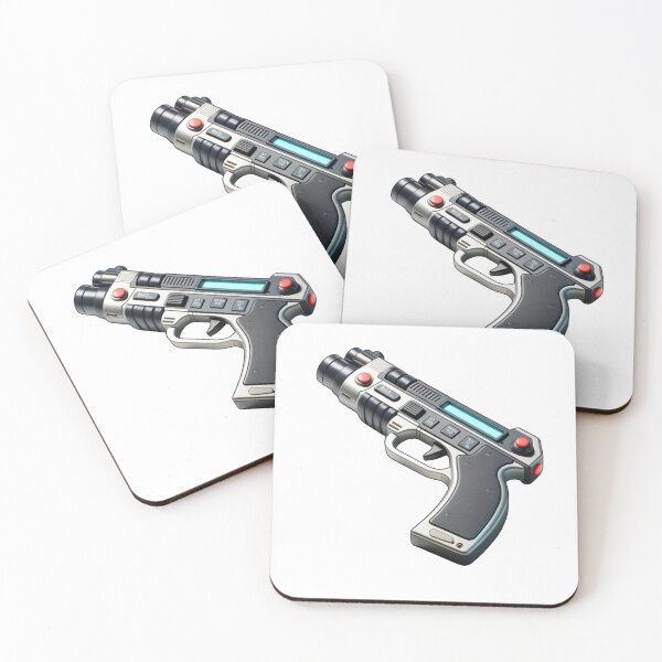Item preview, Retro Futuristic Science Fiction Gun in 1980s Style designed and sold by kylmllr101684.
