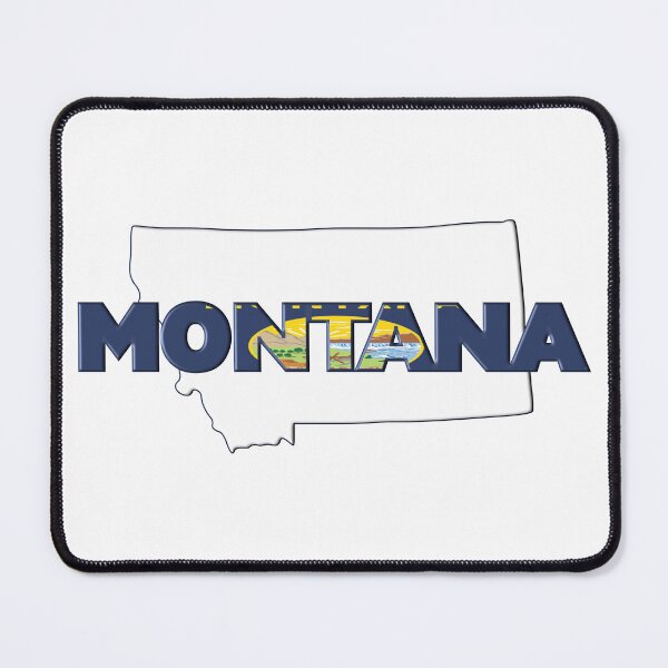 Item preview, Montana Colored State Letters designed and sold by m2inspiration.
