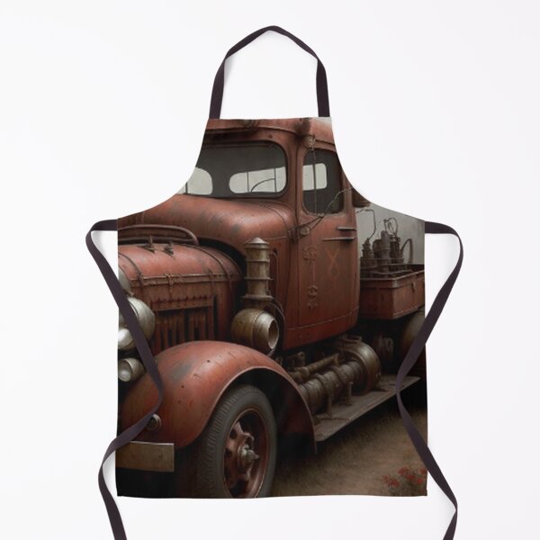 Item preview, Vintage Haunting Red Truck designed and sold by TheDarkWardrobe.