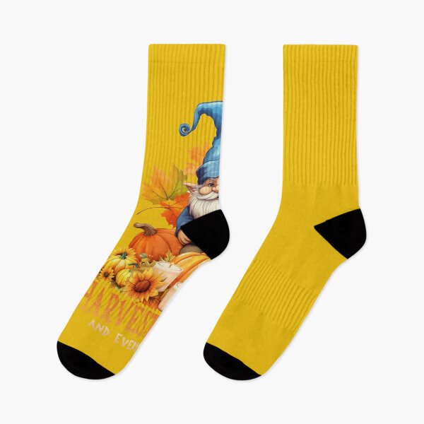 Item preview, Autumn Gnome with Pumpkins and Fall Leaves designed and sold by IdeasDream.