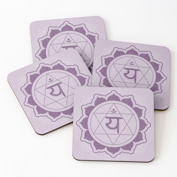 Item preview, Heart Chakra Mandala - Dust + Plum designed and sold by Irene Estelle.
