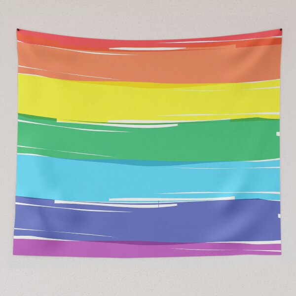 Item preview, Painted Rainbow Tapestry designed and sold by Finn Alexander Browne.
