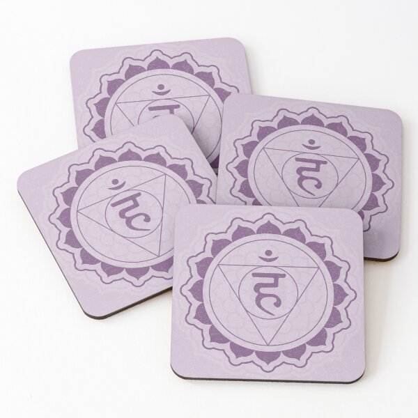 Item preview, Throat Chakra Mandala - Dust + Plum designed and sold by Irene Estelle.