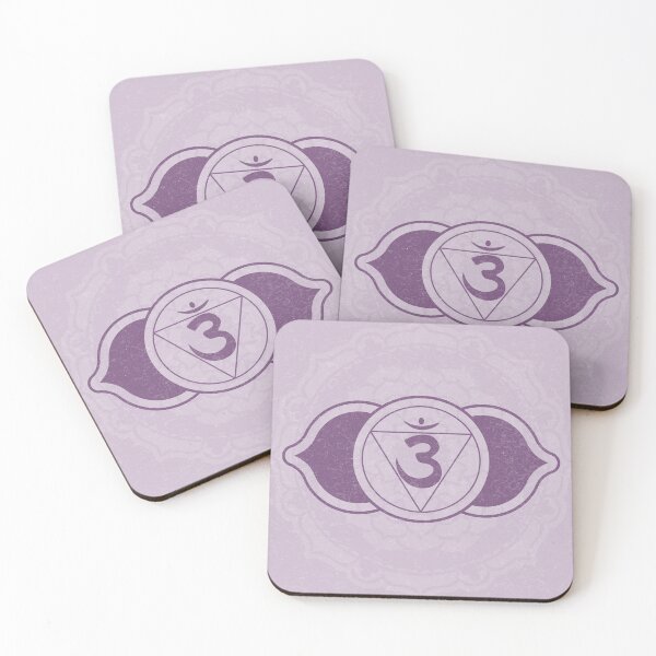 Item preview, Third Eye Chakra Mandala - Dust + Plum designed and sold by Irene Estelle.