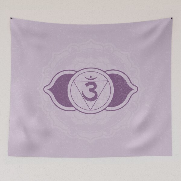 Item preview, Third Eye Chakra Mandala - Dust + Plum designed and sold by Irene Estelle.