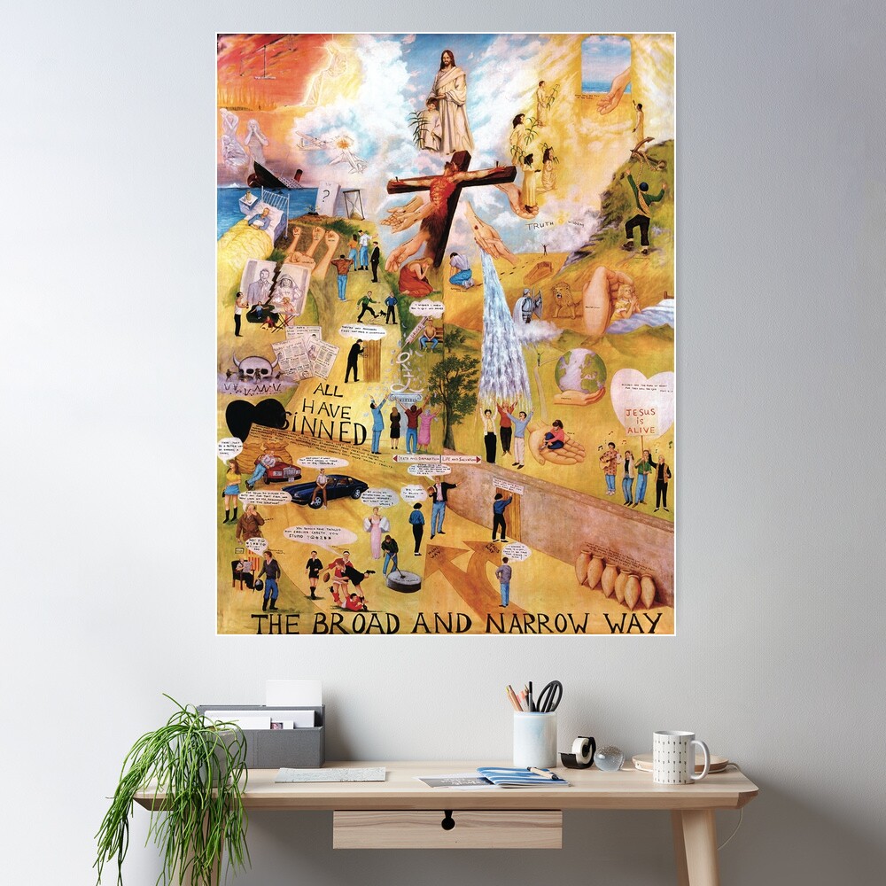 The Broad and Narrow Way Poster