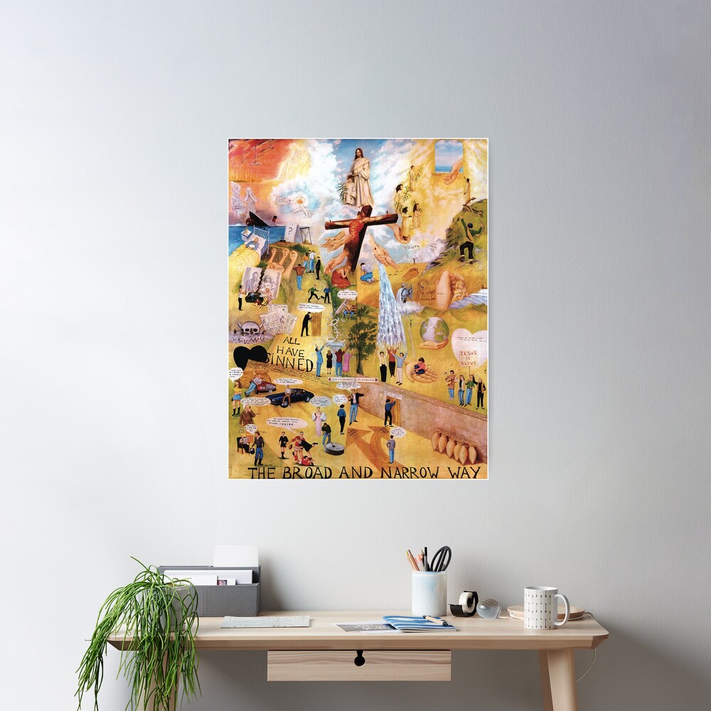 The Broad and Narrow Way Poster