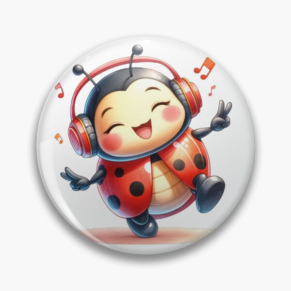 Item preview, Adorable ladybug dancing! designed and sold by fribabywonder.