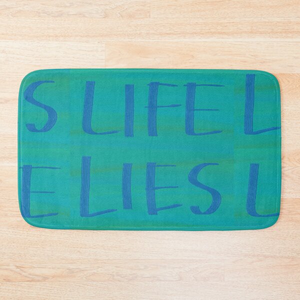 Item preview, LIFE LIES word art print designed and sold by nataliavandalia.