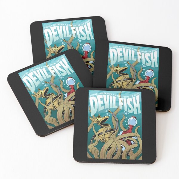 Item preview, Mystery Science Promotional Artwork - Devil Fish  designed and sold by joxcughesmakay.