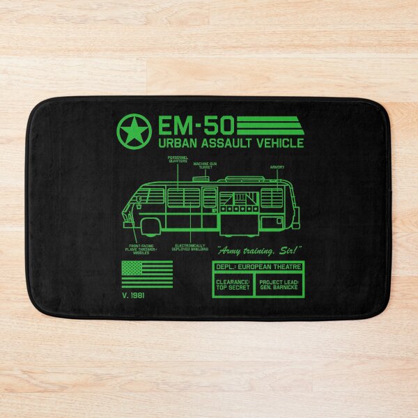 Item preview, EM-50 Urban Assault Vehicle Specs designed and sold by Pop Culture Shirts.