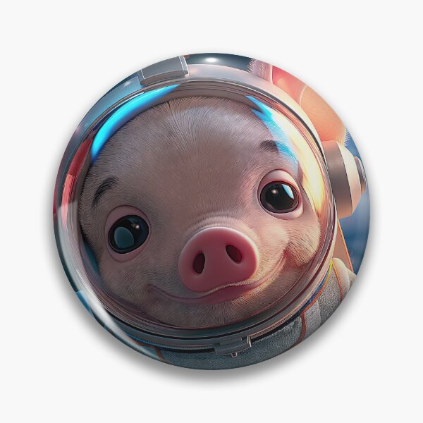 Item preview, Adorable Piglet Astronaut Exploring Space designed and sold by Mullet Monkey.