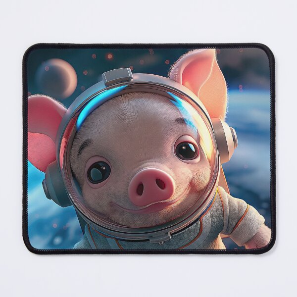 Item preview, Adorable Piglet Astronaut Exploring Space designed and sold by Mullet Monkey.