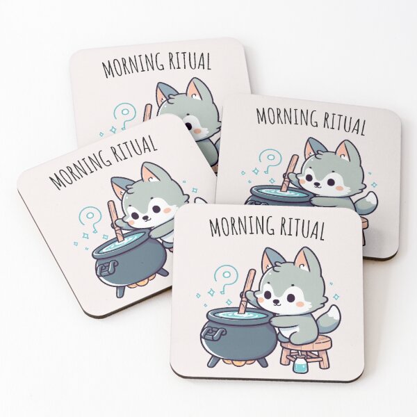 Item preview, Morning Ritual Wolf designed and sold by LemuellTrends.