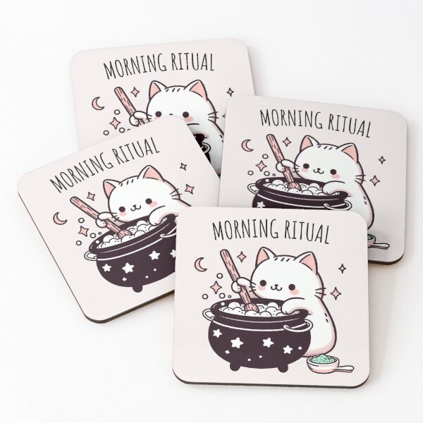 Item preview, Morning Ritual Cat designed and sold by LemuellTrends.