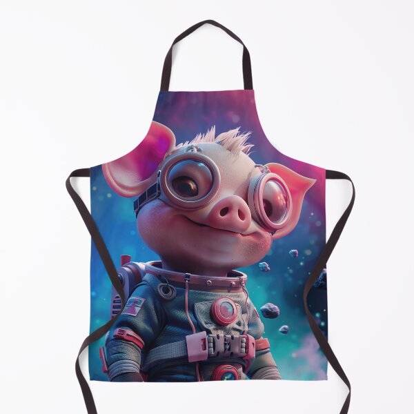 Item preview, Adorable Space Suit Piglet Astronaut designed and sold by Mullet Monkey.