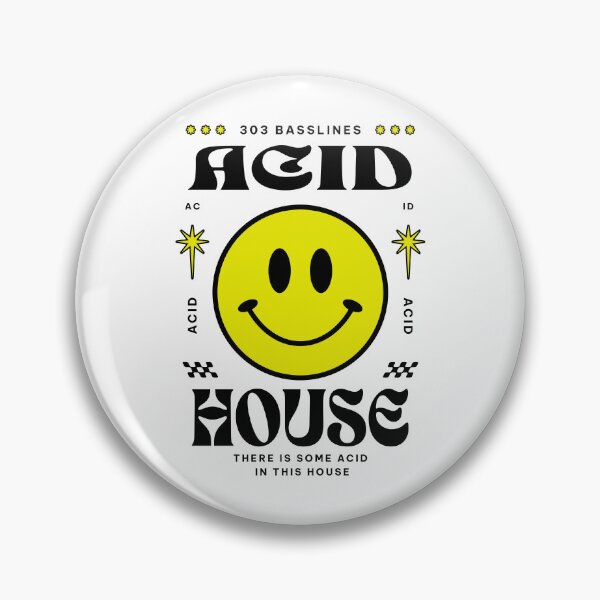 Item preview, ACID HOUSE  - ACID In The House (Black)  designed and sold by Discothreadz.
