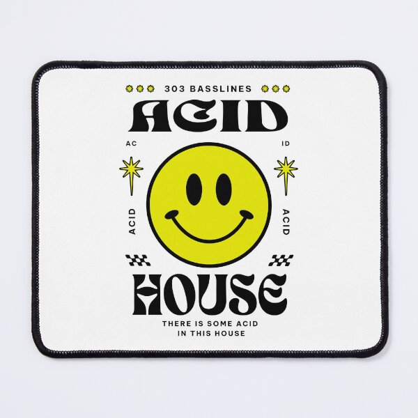 Item preview, ACID HOUSE  - ACID In The House (Black)  designed and sold by Discothreadz.