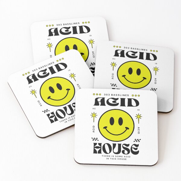 Item preview, ACID HOUSE  - ACID In The House (Black)  designed and sold by Discothreadz.